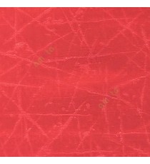 Bright red color abstract design neurons random crossing lines texture and shiny combination poly fabric main curtain